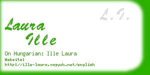 laura ille business card